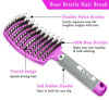 Picture of Detangling Brush Boar Bristle Hairbrush for Adult & Kids Wet or Dry Hair - KTKUDY Detangler Hair brush Getting Knots Out without Pain - Adds Shine and Makes Hair Healthier Purple