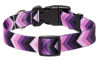Picture of Mihqy Dog Collar with Bohemia Floral Tribal Geometric Patterns - Soft Ethnic Style Collar Adjustable for Small Medium Large Dogs(Purple Arrow,M)