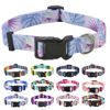 Picture of Mihqy Dog Collar with Bohemia Floral Tribal Geometric Patterns - Soft Ethnic Style Collar Adjustable for Small Medium Large Dogs (Purple Flower, M)
