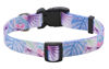 Picture of Mihqy Dog Collar with Bohemia Floral Tribal Geometric Patterns - Soft Ethnic Style Collar Adjustable for Small Medium Large Dogs (Purple Flower, M)