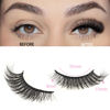 Picture of FARRED Natural Lashes Short Eyelashes Wispy False Mink Lash Pack 14 Pair Fluffy Cat Eye Strip Eyelash that Looks Like Extensions Small Fake Lashes for MUA and Beginners Daily Makeup (F14 | 8-15mm)