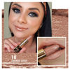 Picture of Oulac Nude Lipstick for Women with Metallic 3D Shine Lightweight Hydrating Formula, High Impact Lip Color, Vegan Beauty, Full Coverage Lip Makeup, Sahara Gold(10)
