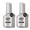 Picture of GAOY 2 Pcs 16ml Clear Builder Gel for Nails, Nail Strengthener in a Bottle, Nail Extension Hard Gel, Soak Off Long Lasting UV Gel, Base Coat Top Coat Needed