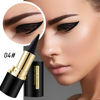 Picture of Kaely 2Pcs Black Gel Eyeliner Pencil,Natural Black Eyeliner Cream Waterproof Smudge Proof,Eye Liner Black Smokey Eyeshadow Palette Stick Crayon,Goth Halloween Makeup,delineador de ojos contra el agua