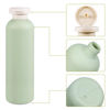Picture of UMETASS 13.5oz Squeeze Bottles with Flip Cap, Refillable Plastic Travel Bottles for Creams, Lotion, Shampoo, Conditioner (2 Pcs)