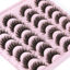 Picture of False Eyelashes Natural Look Fluffy Mink Lashes 12mm Short Wispy Lashes 5D Volume Strip Eye Lashes Pack by Kiromiro