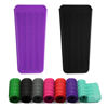 Picture of ZAXOP 2 Pack Heat Resistant Silicone Mat Pouch for Flat Iron, Curling Iron,Hair Straightener,Hair Curling Wands,Hot Hair Tools (Purple & Black)