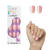 Picture of KISS imPRESS No Glue Mani Press-On Nails, Color FX, 'Satellite', Light Pink, Short Size, Squoval Shape, Includes 30 Nails, Prep Pad, Instructions Sheet, 1 Manicure Stick, 1 Mini File