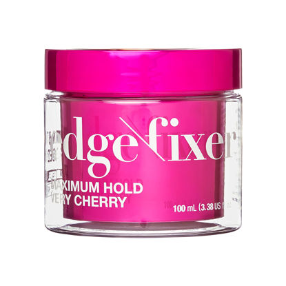 Picture of KISS COLORS & CARE Maximum Hold Edge Fixer, Non-Greasy Gel Formula Infused With Biotin B7, 24 Hour Hold, ‘Very Cherry’ Scented, 3.38 Fl. Oz. (100 ml)