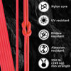 Picture of TECEUM Paracord Type III 550 Soffit Orange - 50 ft - 4mm - Tactical Rope MIL-SPEC - Outdoor para Cord - Camping Hiking Fishing Gear - EDC Parachute Cord - Strong Survival Rope 345 nw
