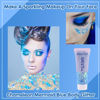 Picture of MEICOLY Chameleon Mermaid Blue Body Glitter,Chunky Face Glitter Paint,Color Changing Mermaid Face Glitter Gel,Holographic Glitter Sequin for Face Body Hair,Festival Party Cheer Glitter Makeup,50ml