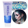 Picture of MEICOLY Chameleon Blue Body Glitter,Chunky Face Glitter Gel,Color Changing Mermaid Singer Concerts Glitter,Sparkling Glitter for Face Body Hair,Halloween Festival Party Glitter Makeup,50ml