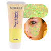 Picture of MEICOLY Chameleon Yellow Body Glitter,Chunky Face Glitter Paint,Color Changing Mermaid Face Glitter Gel,Holographic Glitter Sequin for Face Body Hair,Festival Party Cheer Glitter Makeup,50ml