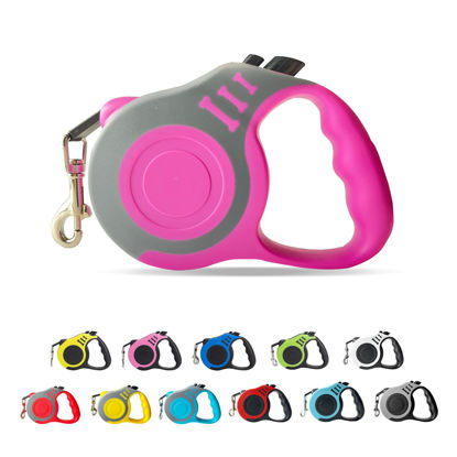 Picture of LIEVUIKEN Retractable Dog Leash Automatic Telescopic Tractor Dog Tape, Pet Tape 10/16 FT Durable and Convenient, with Non-Slip Handle, Suitable for Small and Medium-Sized Dogs