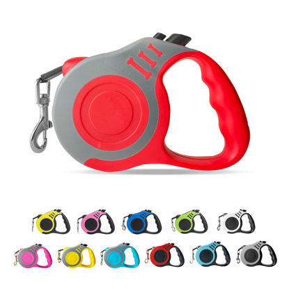 Picture of LIEVUIKEN Retractable Dog Leash Automatic Telescopic Tractor Dog Tape, Pet Tape 10/16 FT Durable and Convenient, with Non-Slip Handle, Suitable for Small and Medium-Sized Dogs