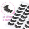 Picture of Losha Eyelashes Natural Look Faux Mink Lashes Pack Handmade Fluffy False Eyelashes 14 Pairs Eye Lashes (815)