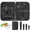 Picture of Manicure Set, Professional Nail Clippers Pedicure Kit 26 Pieces Nail Care Tools for Travel & Grooming (Black)