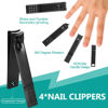 Picture of Manicure Set, Professional Nail Clippers Pedicure Kit 26 Pieces Nail Care Tools for Travel & Grooming (Black)