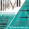 Picture of Manicure Set, Professional Nail Clippers Pedicure Kit 26 Pieces Nail Care Tools for Travel & Grooming (Brown)