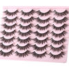 Picture of FARRED Wispy Lashes Hybrid Mink Eyelashes 14 Pairs Short Cat Eye Natural Lashes Fluffy False Eyelashes Faux Mink Strip Eye Lashes Pack for Daily Makeup (F17 | 8-16 mm)