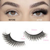 Picture of FARRED Cat Eye Lashes Short Natural Eyelashes Fluffy Wispy Lashes 14 Pairs False Lash Wispy Volume Fake Eyelash Faux Mink Strip Lashes Pack for Daily Makeup (F13 | 7-14 mm)