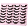 Picture of FARRED Wispy Lashes Fluffy False Eyelashes 14 Pairs Fake Eyelashes Natural Look Short Natural Lashes Cat Eye Lash Wispy Volume Eyelash Faux Mink Strip Lashes Pack for Daily Makeup (F19 | 6-13 mm)