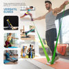 Picture of 5 Pcs Professional Resistance Bands. Latex-Free, Elastic Band, Work Out Bands, Stretch Bands for Working Out Women or Men, Exercise Bands Set for Physical Therapy, Yoga, Pilates