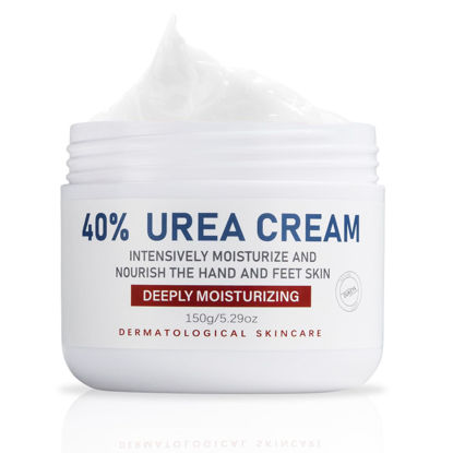 Picture of OUKEYA Urea Cream 40 Percent, Urea Foot & Hand Cream for Dry Cracked, 40 per Urea Lotion for Feet Maximum Strength