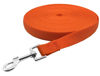 Picture of Nylon Training Dog Leash for Small Medium Large Dogs, 15ft 20ft 30ft 50ft Long Leash Dog/Puppy Lead for Obedience Recall Training, Camping (30ft, Orange)