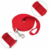 Picture of Nylon Training Dog Leash for Small Medium Large Dogs, 15ft 20ft 30ft 50ft Long Leash Dog/Puppy Lead for Obedience Recall Training, Camping (30ft, Red)
