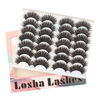 Picture of Losha Eyelashes Natural Look Faux Mink Lashes Pack Handmade Fluffy False Eyelashes 14 Pairs Eye Lashes (F48)
