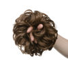 Picture of CJL HAIR Large Messy Bun Hair Piece Wavy Curly Scrunchies Synthetic Chignon Ponytail Hair Extensions Thick Updo Hairpieces for Women (Wavy, Curly, Medium Ash Brown)