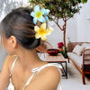 Picture of GQLV Flower Hair Claw Clips-4PCS Large Claw Clips for Thick/Thin Hair Claws,Strong Hold Nonslip Cute Hair Clips for Women Girls,Hawaiian Hair Accessories Holiday Gifts