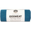 Picture of Shandali Hot Yoga GoSweat Microfiber Hand Towel in Super Absorbent Premium Evening Blue Suede for Bikram, Pilates, Gym, and Outdoor Sports. 16 x 26.5 inches.