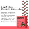Picture of ANIHANA Shampoo Bar for Damaged & Color Treated Hair Types Paraben Free Cruelty Free Refreshing Grapefruit and Chamomile Scent 2.29 oz