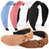 Picture of DiyJibb Headbands for Women Girls - 6PCS Stylish Top Knotted Headbands - Knotted Headband For Women - Head Bands Wide Hairband Hair Accessories