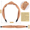 Picture of DiyJibb Headbands for Women Girls - 6PCS Stylish Top Knotted Headbands - Knotted Headband For Women - Head Bands Wide Hairband Hair Accessories