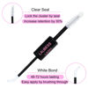 Picture of LAUBESS Lash Bond and Seal Lash Glue Waterproof Long Lasting Eyelash Bond and Seal 10ml DIY Lash Extension Kit Eyelash Glue Lash Clusters Kit Lash Extension Glue 5ml+5ml
