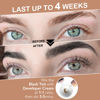 Picture of Lomansa Lash Color Kit, Professional Eyelash and Brow Color Kit, Instant Eyebrow Color with Natural Black Effects, Safe & Easy to Use 8ml