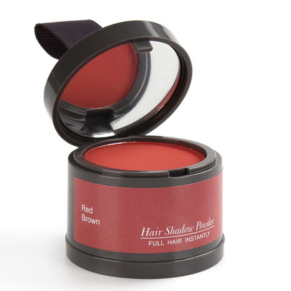 Picture of Hairline Powder(Red-Brown Bright) Hair Root Dye, Instantly Hair Color Shadow Cover Gray Hair Root, Hair Touch-Up, Thin Hair Powder 4g…