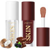 Picture of LANGMANNI Moisturizing Lip Oil,No-Sticky Lip Gloss Lip Balm Lip Care,Fruit Flavoured Lip Oil For Dry Lip's Moisturizing Hydrating And Nourishing ((Chocolate+Coco))