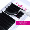 Picture of Eyelash Extensions B Curl Easy Blooming Lash Extension Matte Black Rapid Volume Lash Extensions Flowering Easy Fan Volume Lashes （0.03-B, 15-20mm Mixed Tray)
