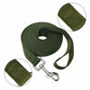 Picture of Nylon Training Dog Leash for Small Medium Large Dogs, 15ft 20ft 30ft 50ft Long Leash Dog/Puppy Lead for Obedience Recall Training, Camping (1" x 15ft, Green)