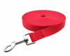 Picture of Nylon Training Dog Leash for Small Medium Large Dogs, 15ft 20ft 30ft 50ft Long Leash Dog/Puppy Lead for Obedience Recall Training, Camping (1" x 15ft, Red)