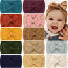Picture of CÉLLOT Super Stretchy Soft Knot Headbands with Hair Bows Head Wrap Hair Accessories For Newborn Baby Girls Infant Toddlers Kids