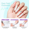 Picture of MIZHSE Solid Builder Gel for Nails, 60g White 3D Gel Nail Art Sculpture Gel Non-Sticky Carving Nail Extension Soak Off UV LED Hard Gel for Nail Salon Home DIY Manicure