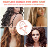 Picture of Heatless Curling Rod Headband No Heat Silk Ribbon Curling Rod Hair Roller Curls with Hair Claw Clip Lazy Natural Soft Wave DIY Hair Rollers Styling Tool for Sleep in Overnight (Pink)