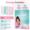 Picture of LivaClean 240 CT Heart & Star Pimple Patch w/Salicylic Acid & Tea Tree Oil, Pimples Patches, Pimple Patches Heart, Pimple Patch Cute, Zit Patch, Cute Pimple Patches, Heart Pimple Patches for Face