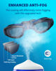 Picture of Aegend Swim Goggles, Swimming Goggles No Leaking Full Protection Adult Men Women Youth,Black With Blue Strap