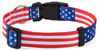 Picture of Mihqy American Flag Dog Cat Collar - Patriotic, US Flag Pattern, Star & Stripes, Fourth of July Dog Collar, Adjustable for Small Medium Large Dogs & Cat(Classic US,XS)